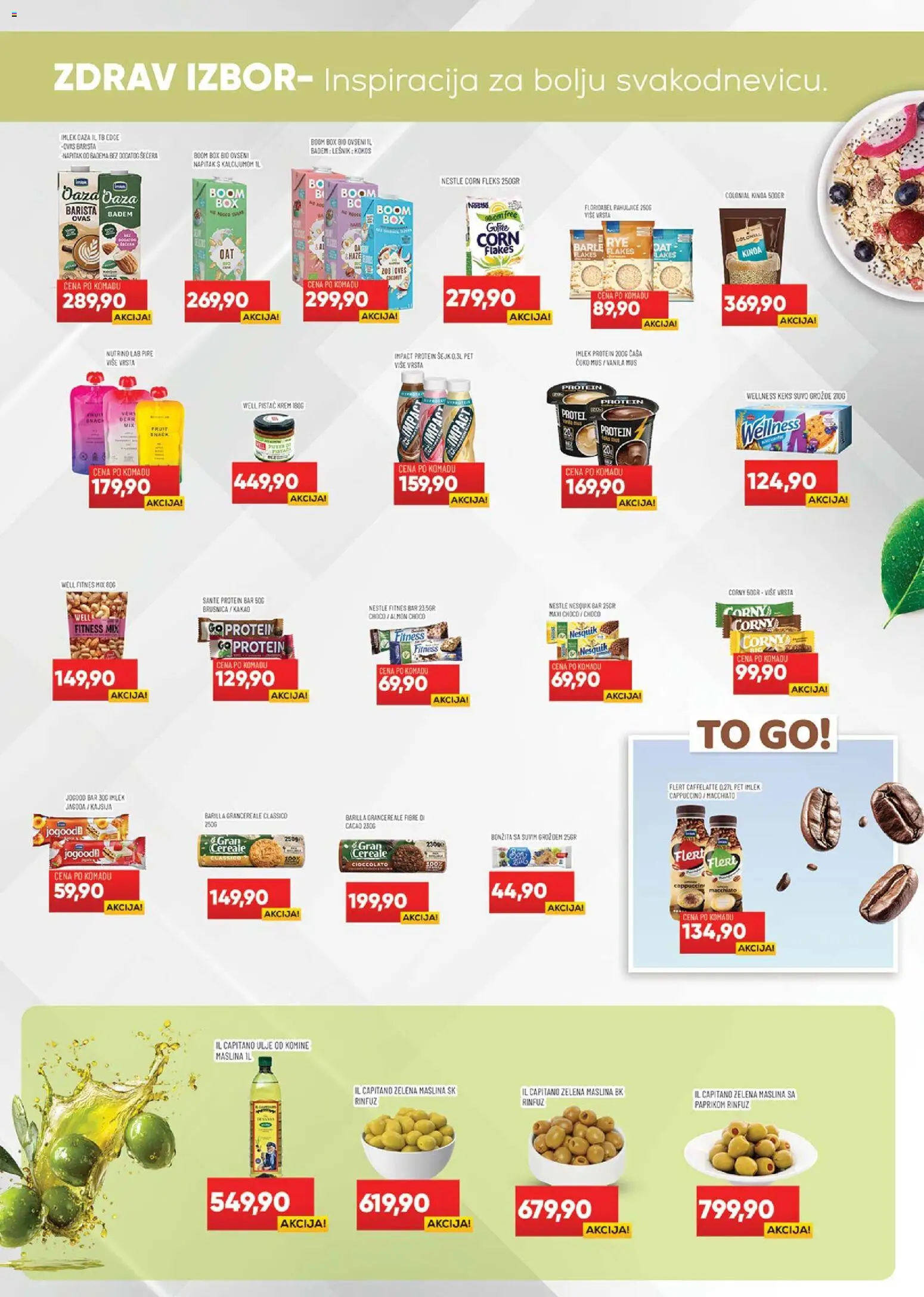 Medius katalog - važi od 07.04.2026 | Strana: 11 | Proizvode: Protein, Pahuljice, Protein bar, Nesquik