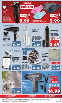 Kaufland Prospekt 	 - gültig ab dem 21.08.2025 | Seite: 33 | Produkte: Haartrockner, Batterien, Batterie, Personenwaage
