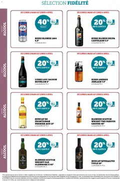Hyper U - Prévisualisation de Hyper U - Ma sélection Carte U mars valide à partir de 02.03.2026 | Page: 24 | Produits: Biere blonde 1664, Tuile, Cidre, Vin
