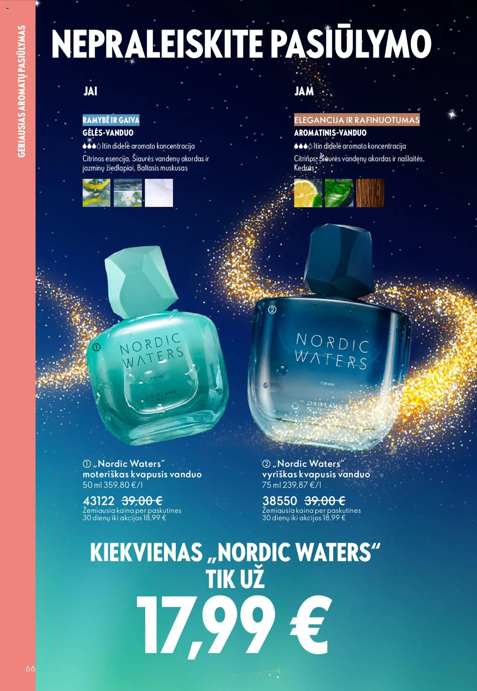 Oriflame akcijos nuo 19.11.2025 | Puslapis: 66 | Prekių: Kvapusis vanduo