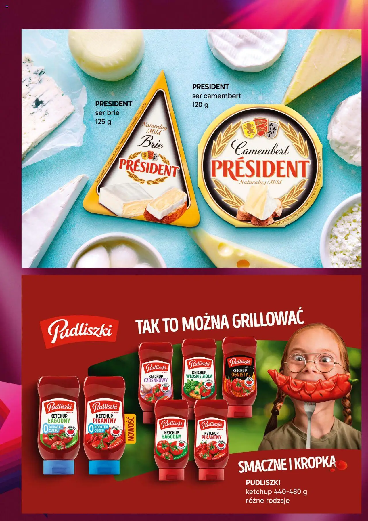 Eurocash Gazetka - Hity 30-Lecia C&C od 01.09.2025 | Strona: 8 | Produkty: Ketchup, Camembert, Ser, Ser brie