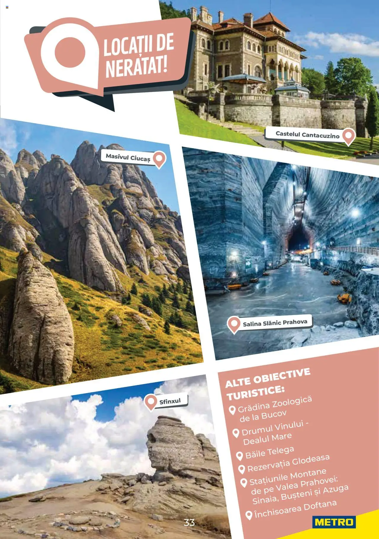 Metro catalog - Ghid de călătorie România – valabil de la 01.08.2025 | Pagină: 33