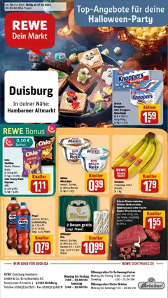 Rewe prospekt Duisburg	 ab 26.10.2025 gültig