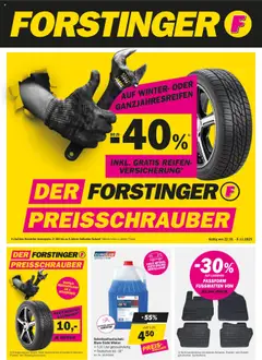 Forstinger Flugblatt ab 22.10.2025 gültig