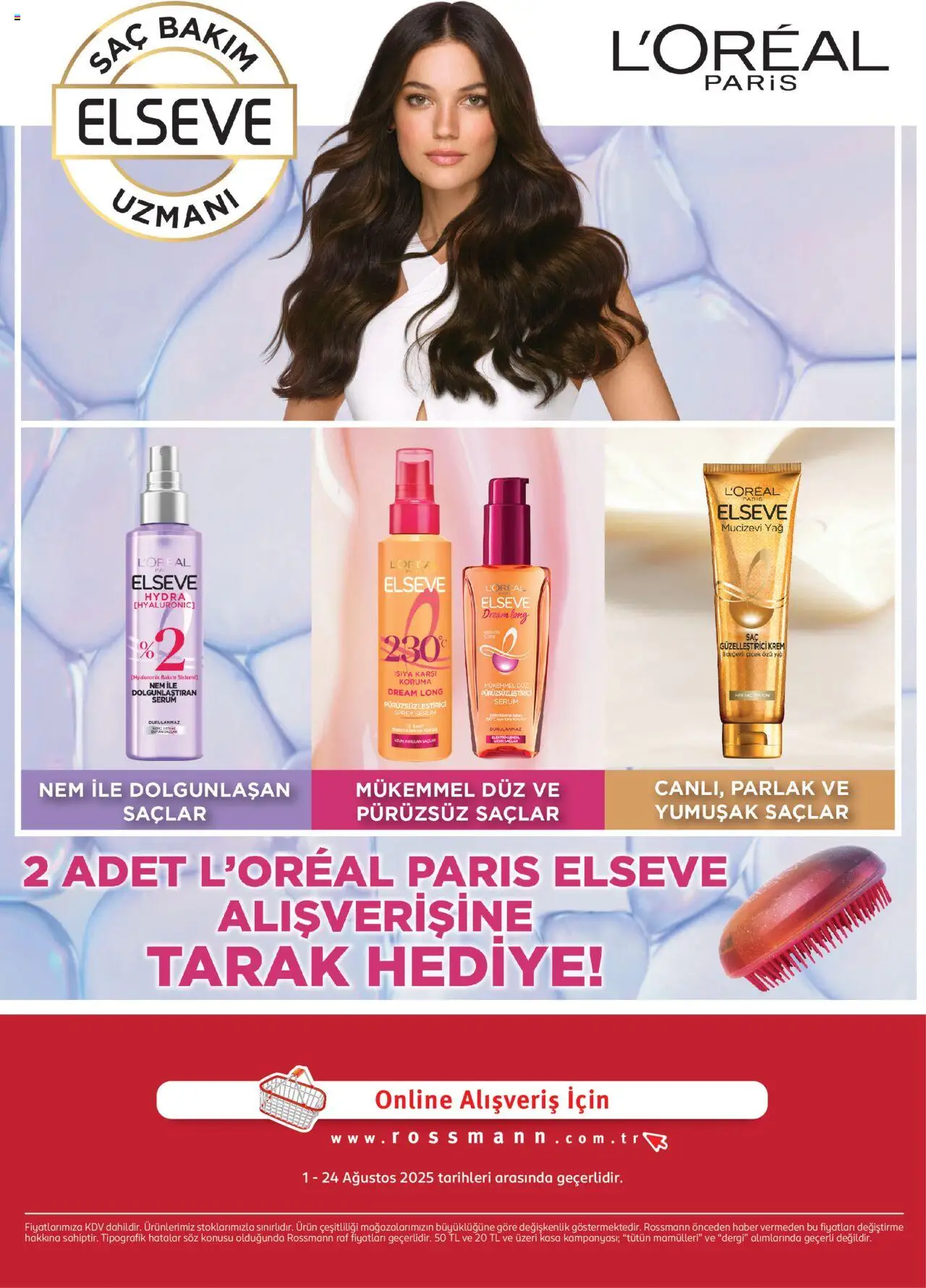 Rossmann İndirim - 01.08.2025 tarihinden itibaren geçerlidir | Sayfa: 20 | Ürünler: Raf, Krem, Yağ, Kasa