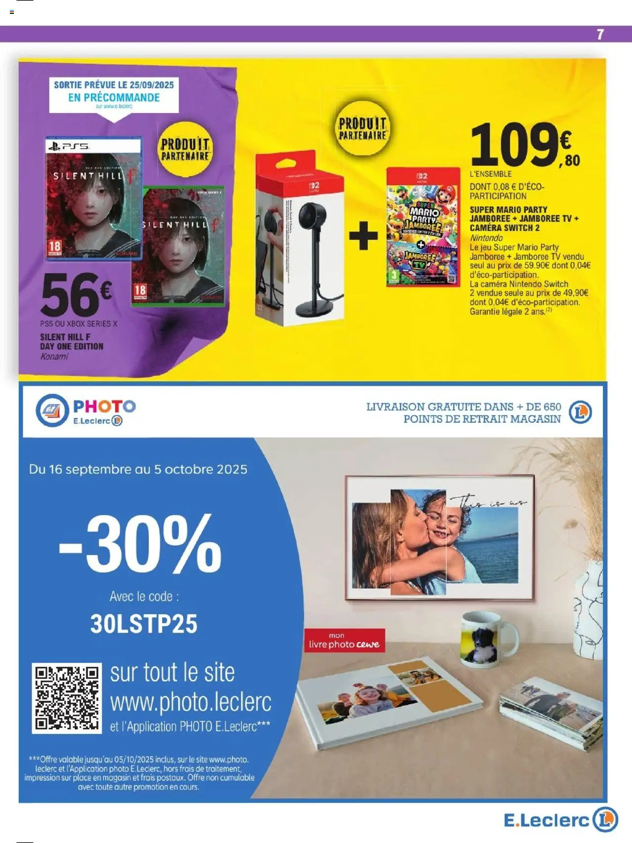  | Page: 7 | Produits: Xbox, Caméra, Livre