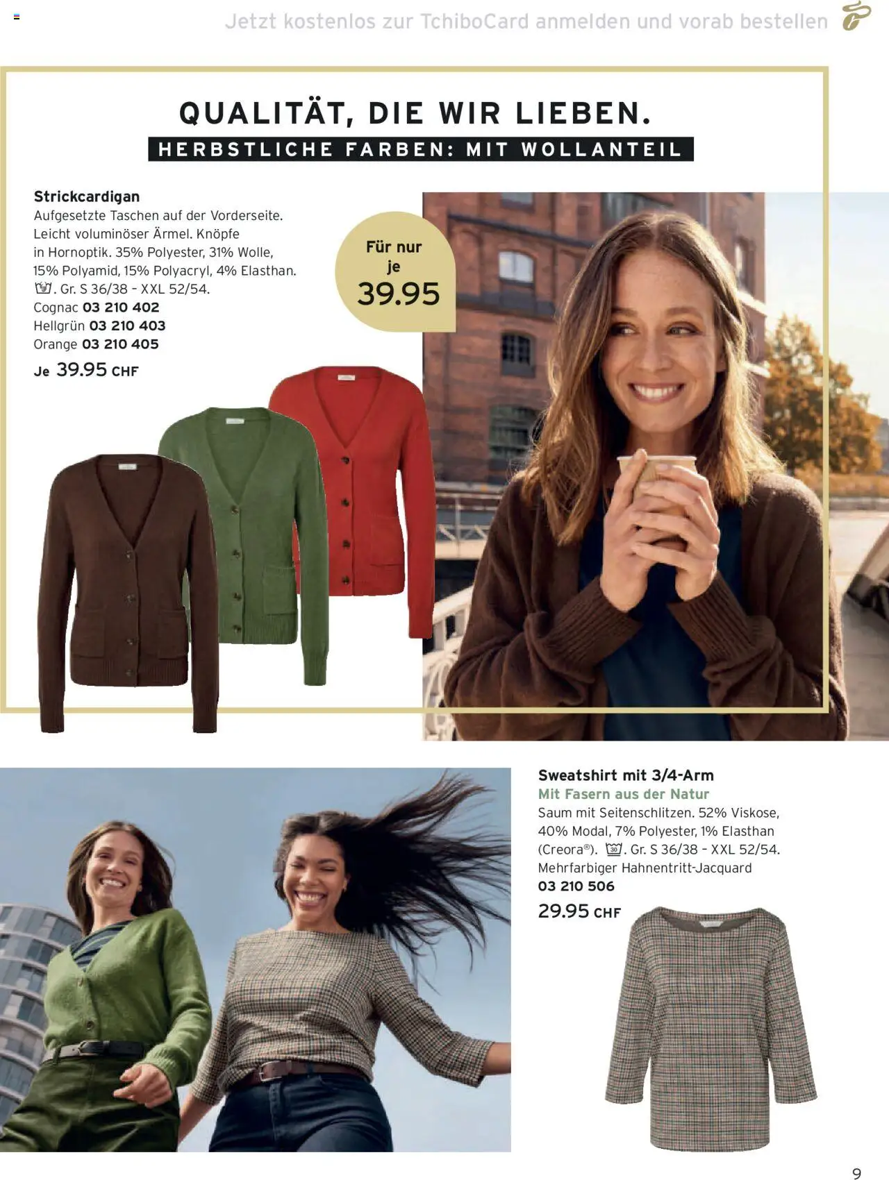 Tchibo Aktionen Herbst – gültig ab 24.09.2025 | Seite: 9 | Produkte: Sweatshirt