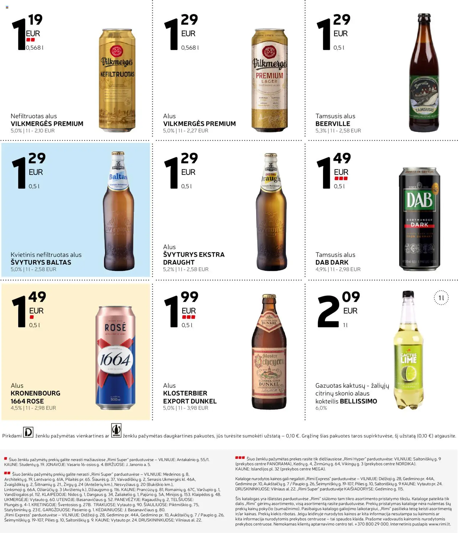Rimi akcijos nuo 20.01.2026 | Puslapis: 8 | Prekių: Alus