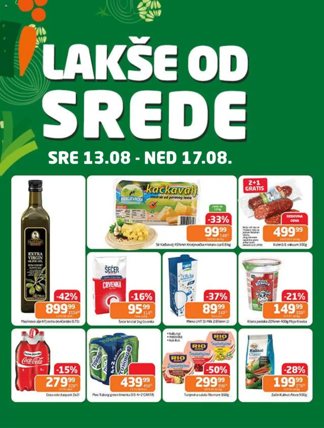 Gomex katalog - važi od 13.08.2025 | Strana: 1 | Proizvode: Moja kravica, Sir, Kačkavalj, Pivo