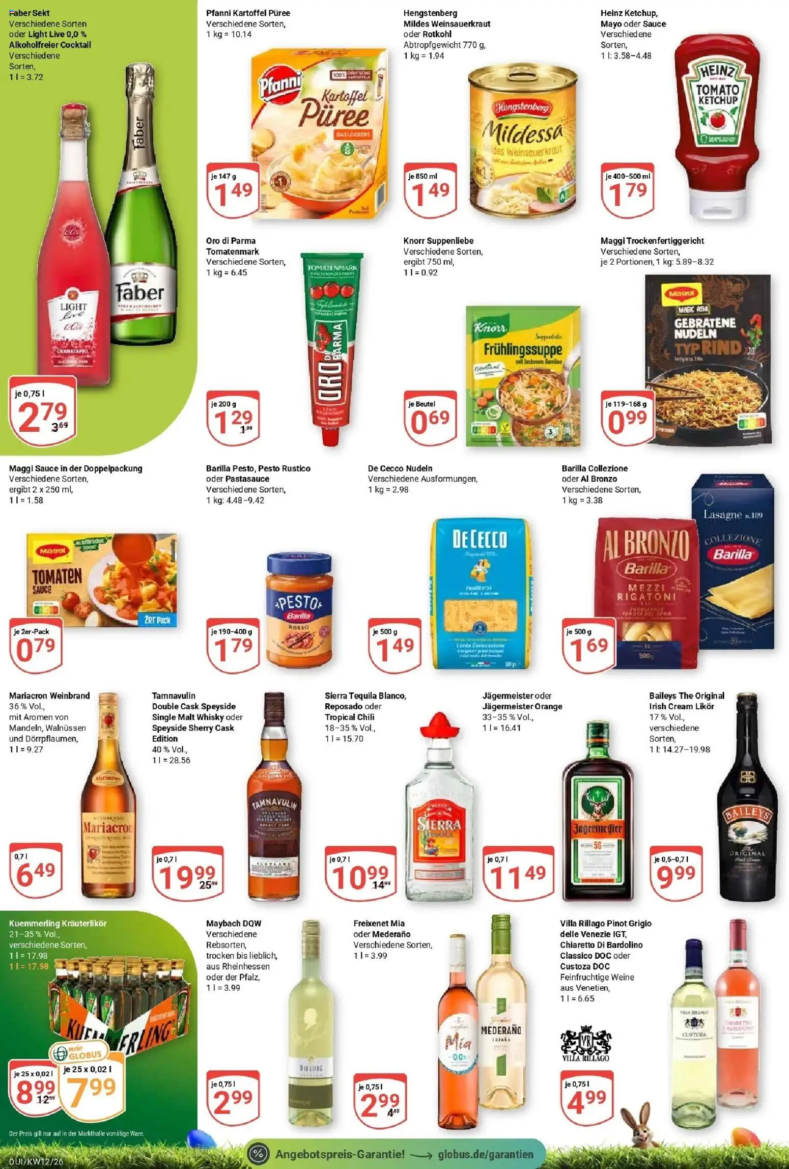 Globus prospekt Duisburg	 – gültig ab 15.03.2026 | Seite: 4 | Produkte: Whisky, Maggi, Mariacron, Baileys