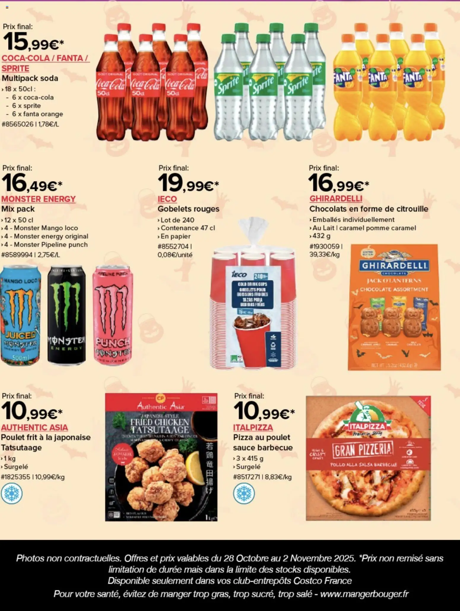 {H1} | Page: 3 | Produits: Orange, Pomme, Mais, Pizza