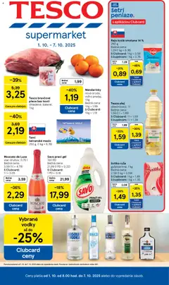 Tesco leták platný od 01.10.2025