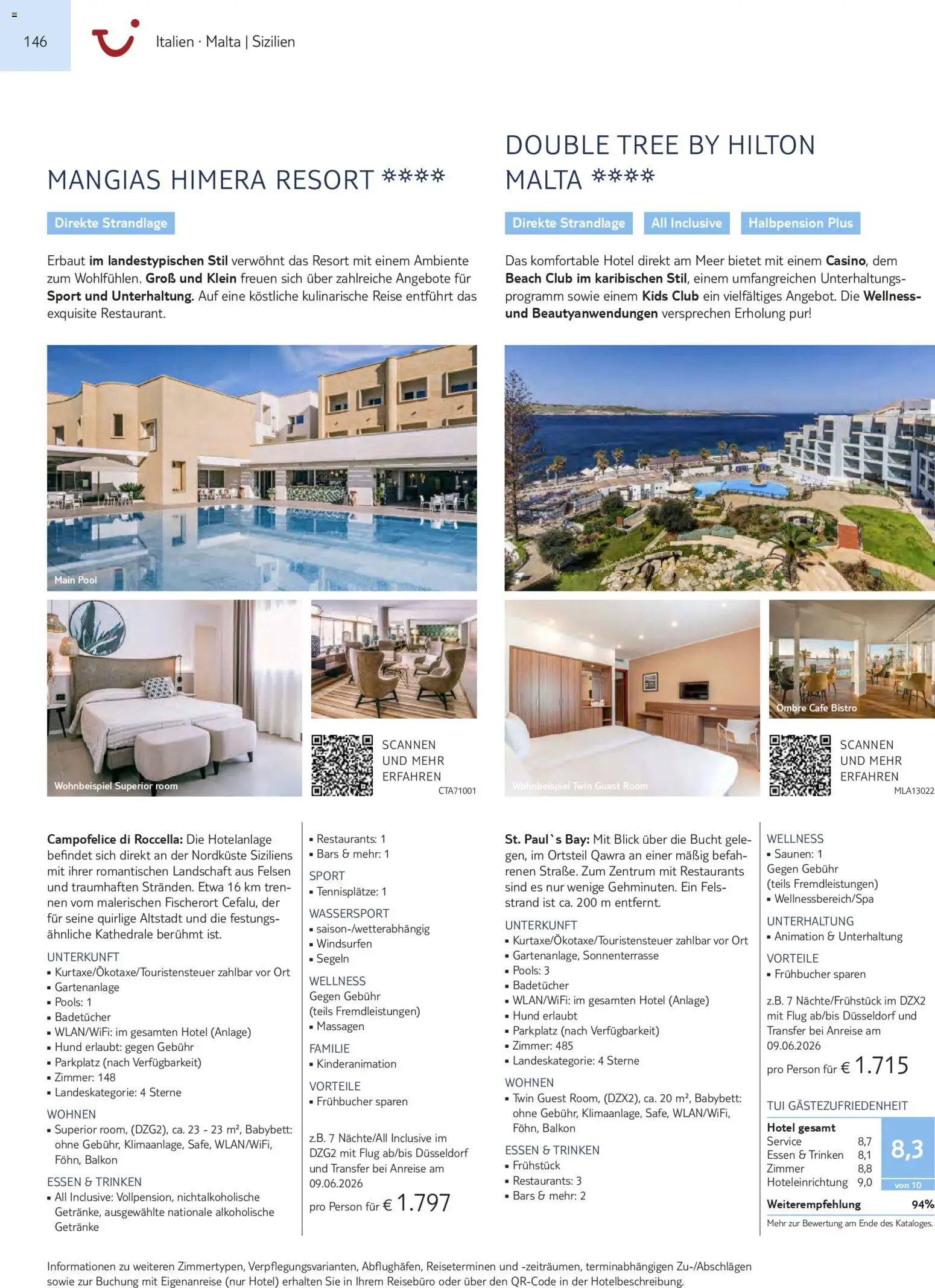 Aida  Südeuropa & Nordafrika 2026/27 – gültig ab 01.01.2026 | Seite: 146 | Produkte: Babybett