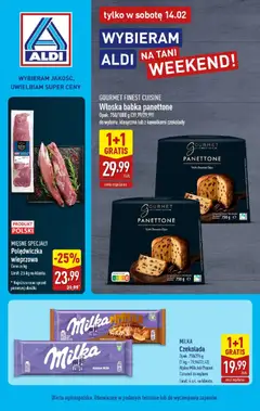 Pogląd oferty "Aldi Gazetka - Tylko w sobotę" - ważna od 14.02.2026
