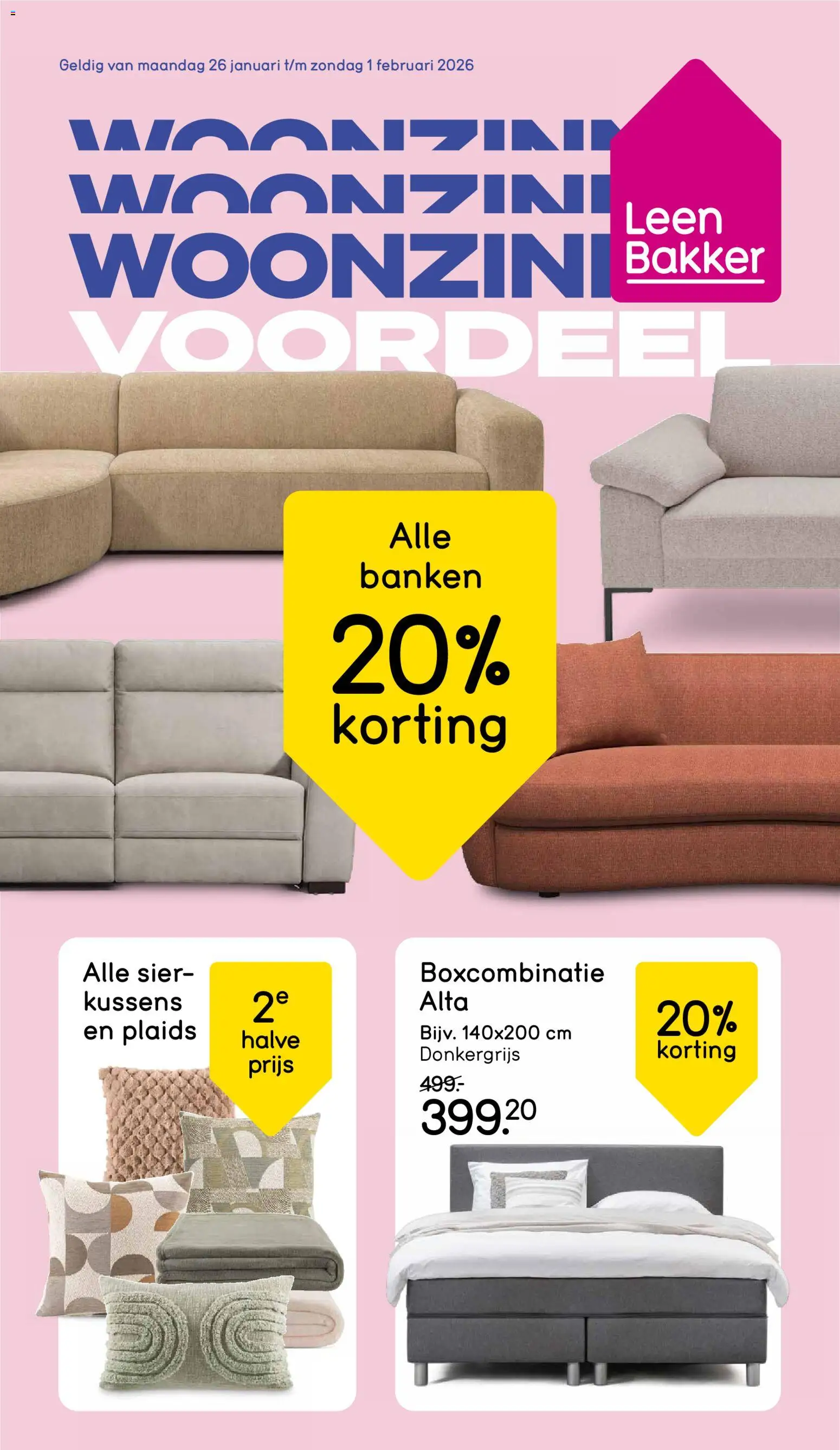 {H1} | Pagina: 1 | Producten: Kussens