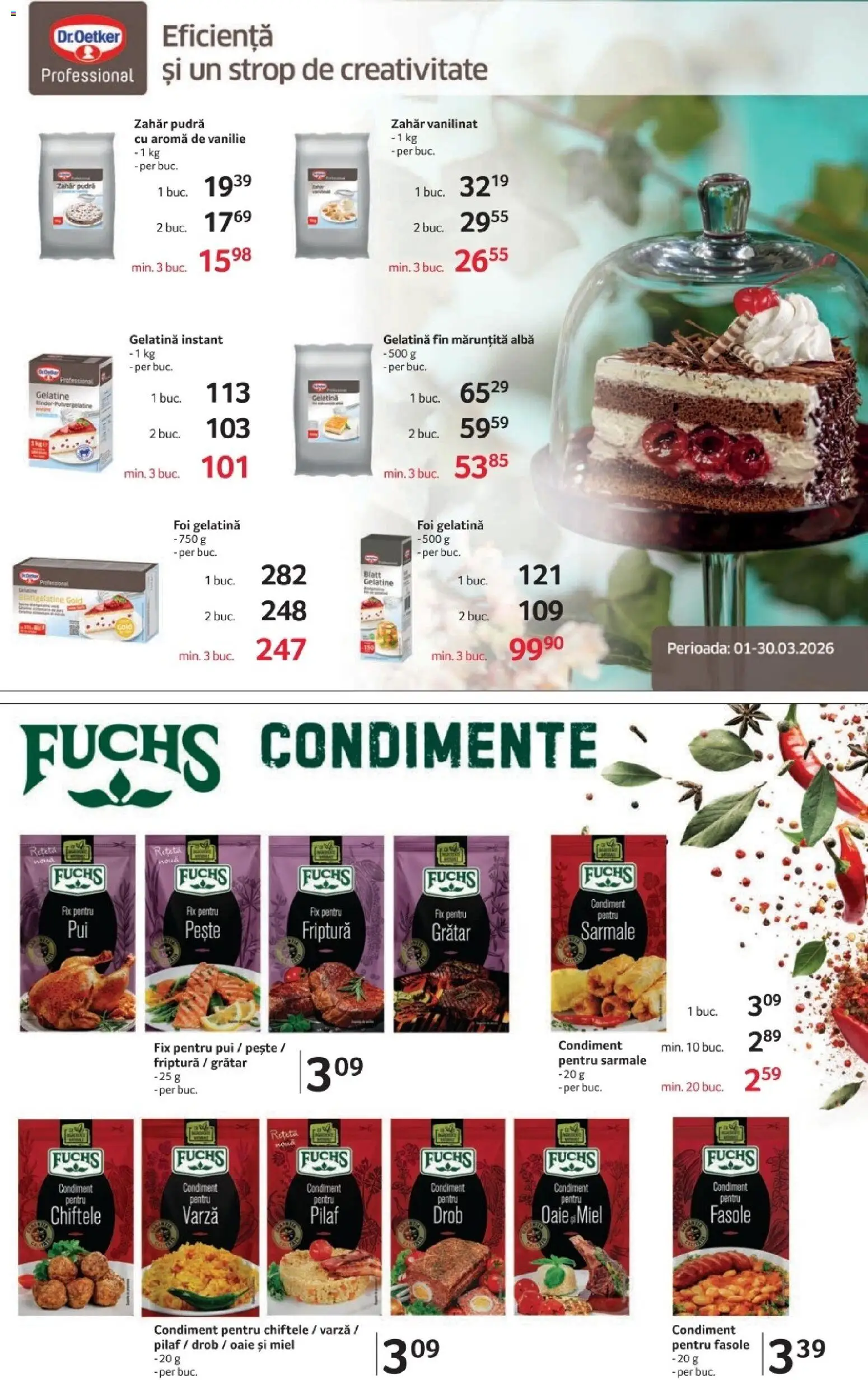 Noul catalog Selgros – valabil de la 20.03.2026 | Pagină: 10 | Produse: Varză, Pudră, Pește, Chiftele