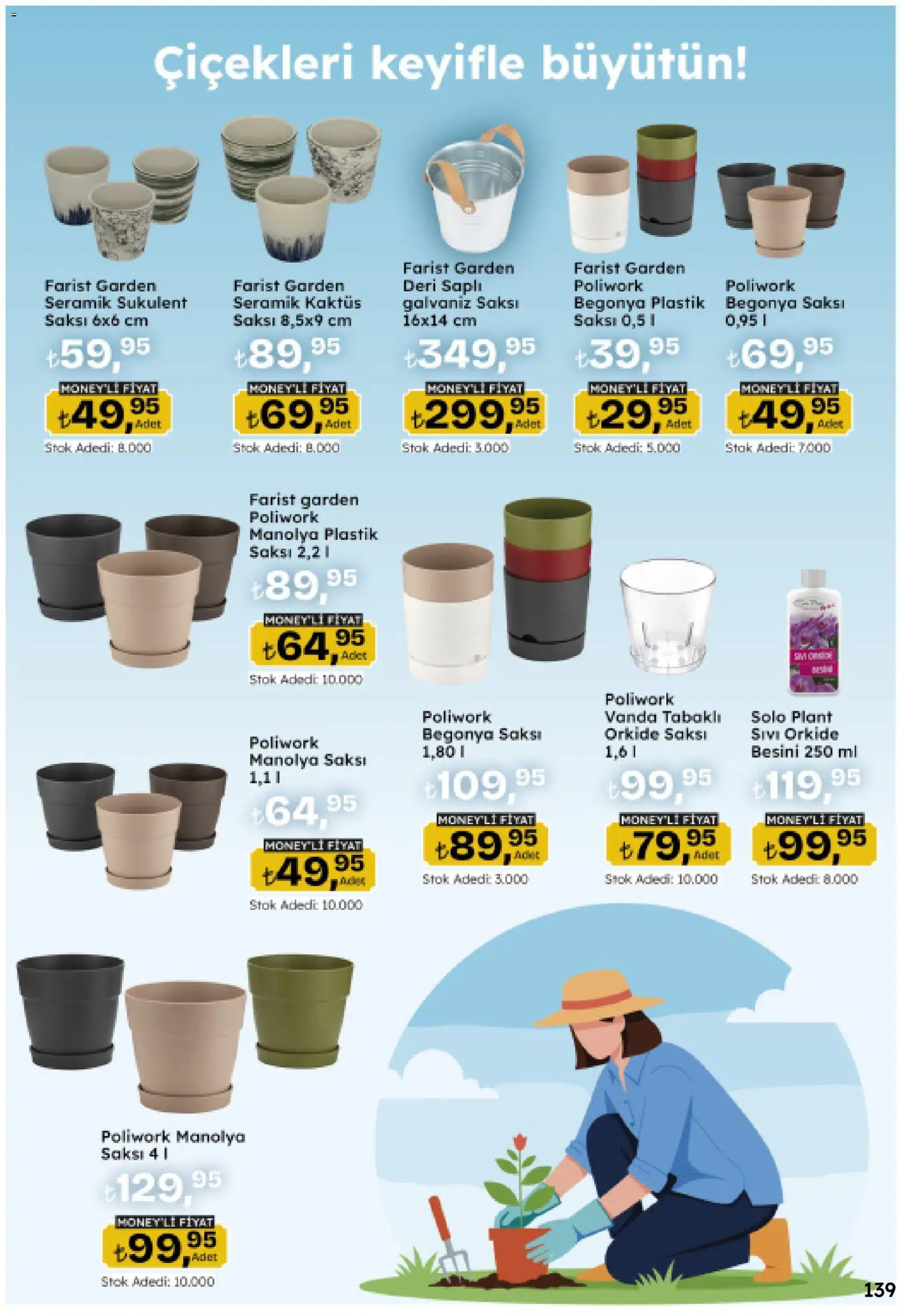 Migros Katalog - Migroskop - 16.04.2026 tarihinden itibaren geçerlidir | Sayfa: 139 | Ürünler: Saksı