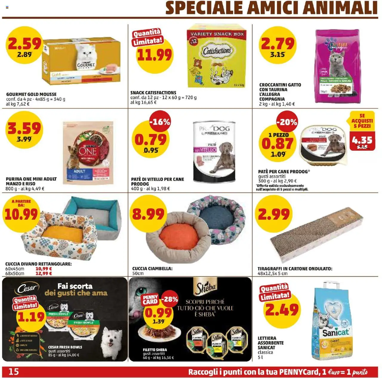 Volantino PENNY del 10.09.2025 | Pagina: 15 | Prodotti: Paté, Riso, Tiragraffi, Divano