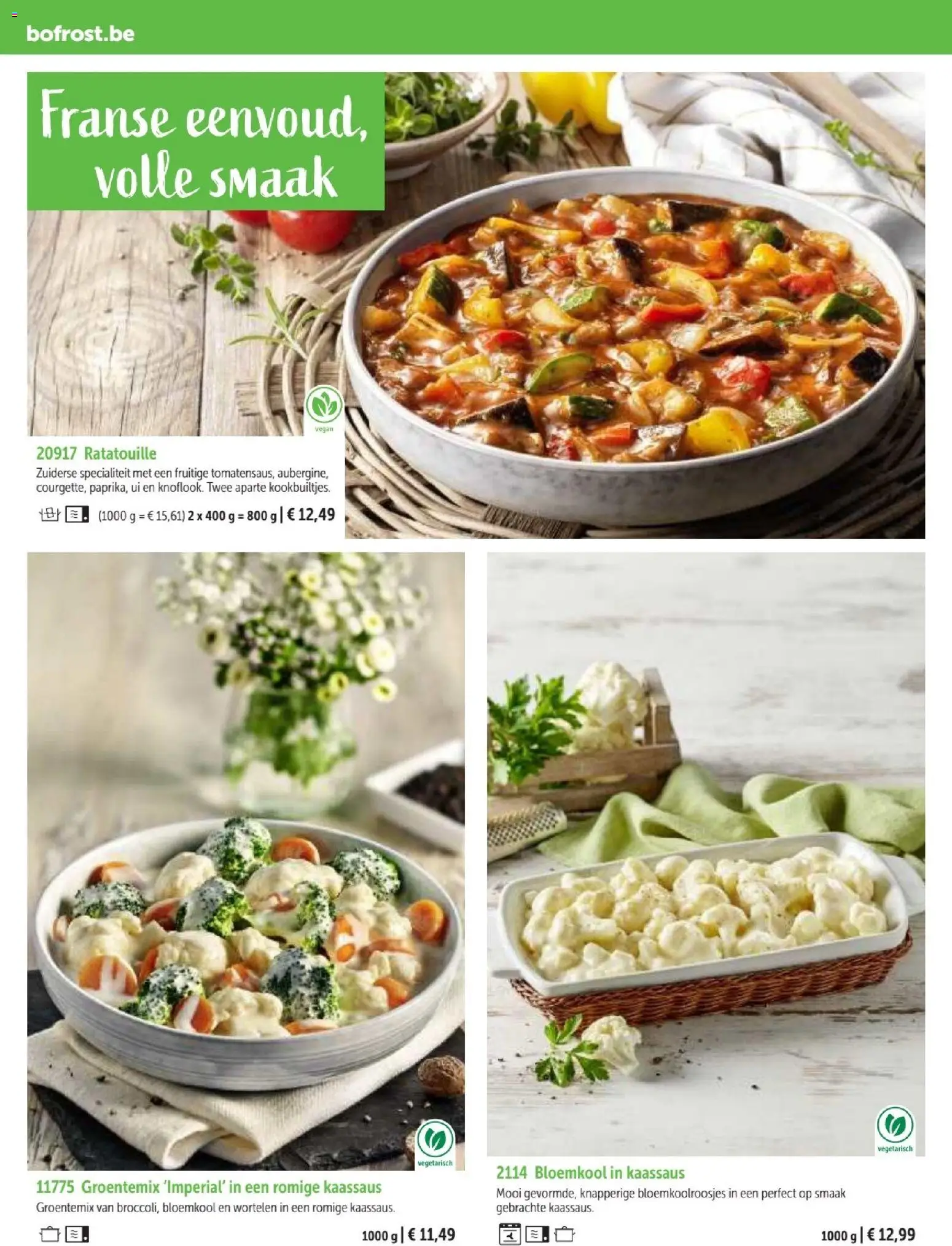 {H1} | Pagina: 42 | Producten: Bloemkool, Ui, Wortelen