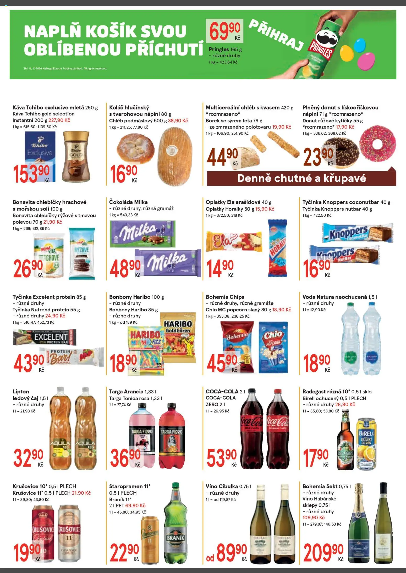 Žabka leták od 25.03.2026 | Strana: 9 | Produkty: Chléb, Košík, Citron, Tchibo Gold