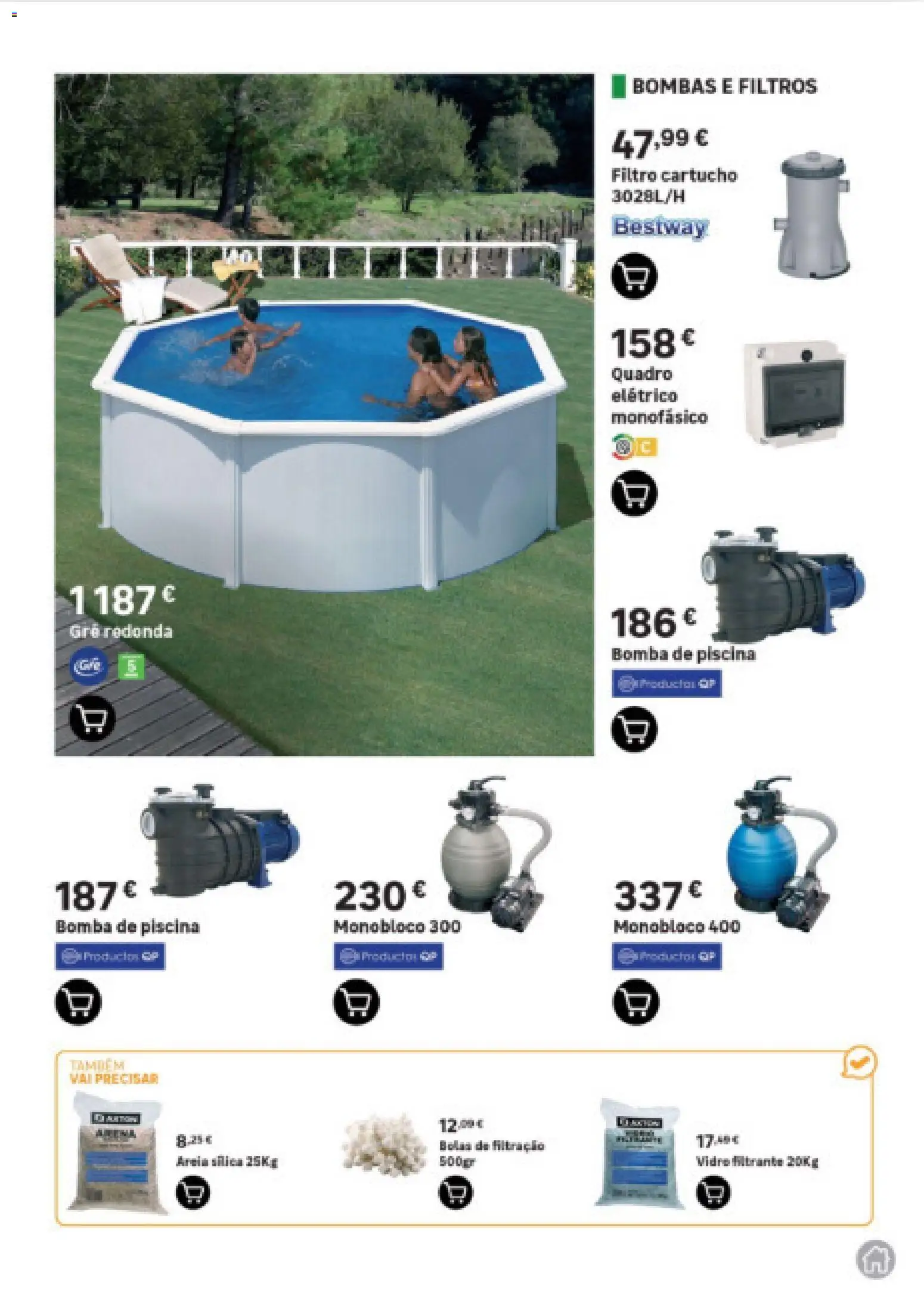 Leroy Merlin Arquipélago dos Açores │ válido de 12.03.2026 | Página: 71 | Produtos: Piscina, Quadro, Areia