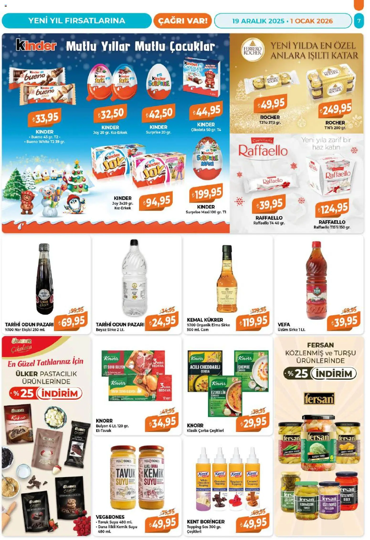 Çağrı Market Katalog - 19.12.2025 tarihinden itibaren geçerlidir | Sayfa: 7 | Ürünler: Elma, Nar ekşisi, Klementiinit, Ocak