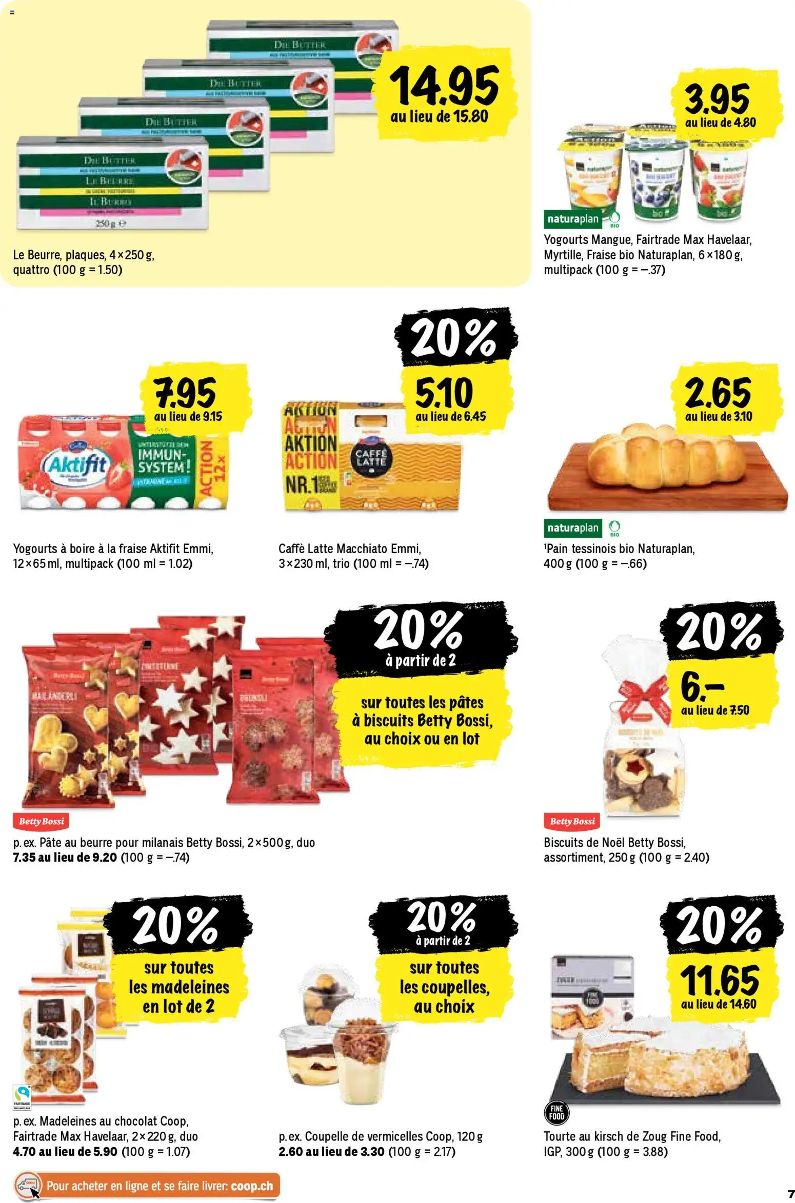 Coop - Les actions de la semaine – gültig ab 13.11.2025 | Seite: 7 | Produkte: Butter