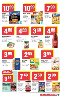 Spar Gazetka - Eurospar od 13.08.2025 | Strona: 9 | Produkty: Mąka basia, Zapiekanka, Makaron, Frytki
