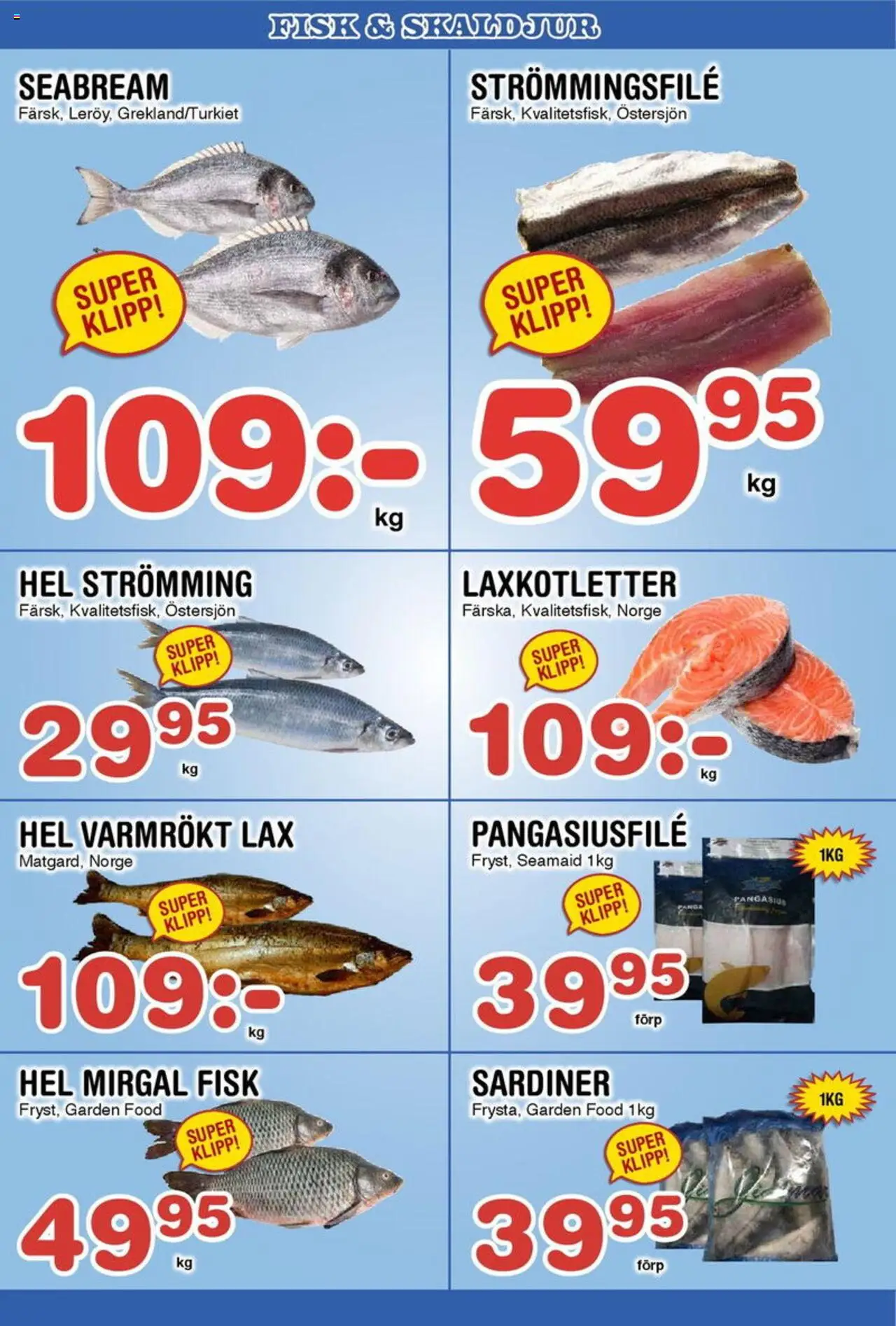 Nya Pulsen reklamblad aktuell från 11.08.2025 | Sida: 10 | Produkter: Lax