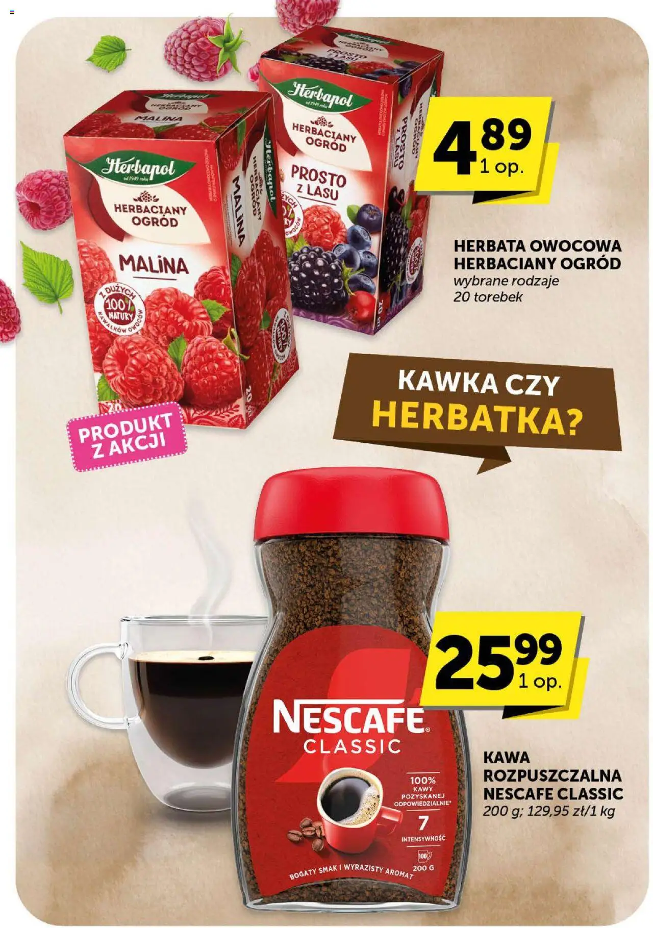 Euro Sklep Gazetka od 21.08.2025 | Strona: 30 | Produkty: Malina, Nescafe, Kawa rozpuszczalna, Kawa