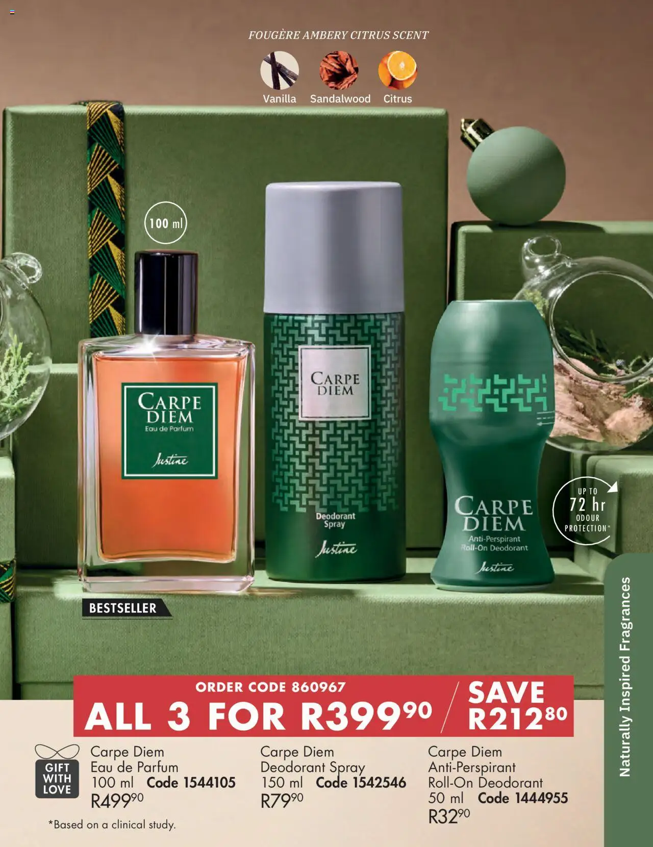 New Justine catalogue – valid from 01.10.2025 | Page: 15 | Products: Deodorant, Antiperspirant