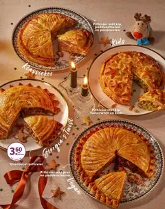 Pithivier met prei en paddenstoelen, Pithivier met prei en paddenstoelen, vegan - Voorbeeld van een folder van Albert Heijn, geldig van 05.12.2025 | Pagina: 116 | Producten: Kaas, Prei, Kip