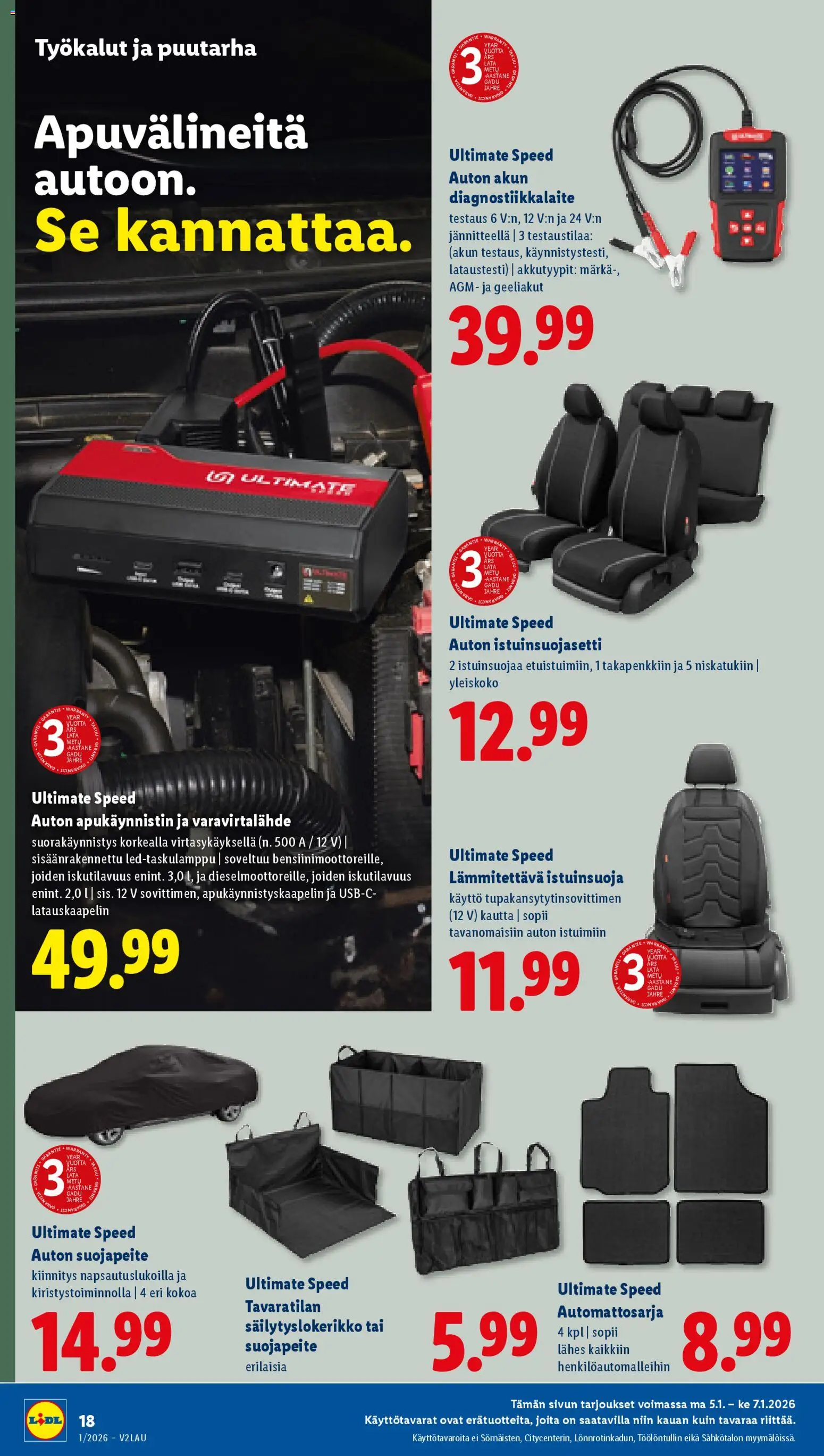 Lidl tarjoukset - Rovaniemi – voimassa 01.01.2026 alkaen | Sivu: 24 | Tuotteet: Varavirtalähde