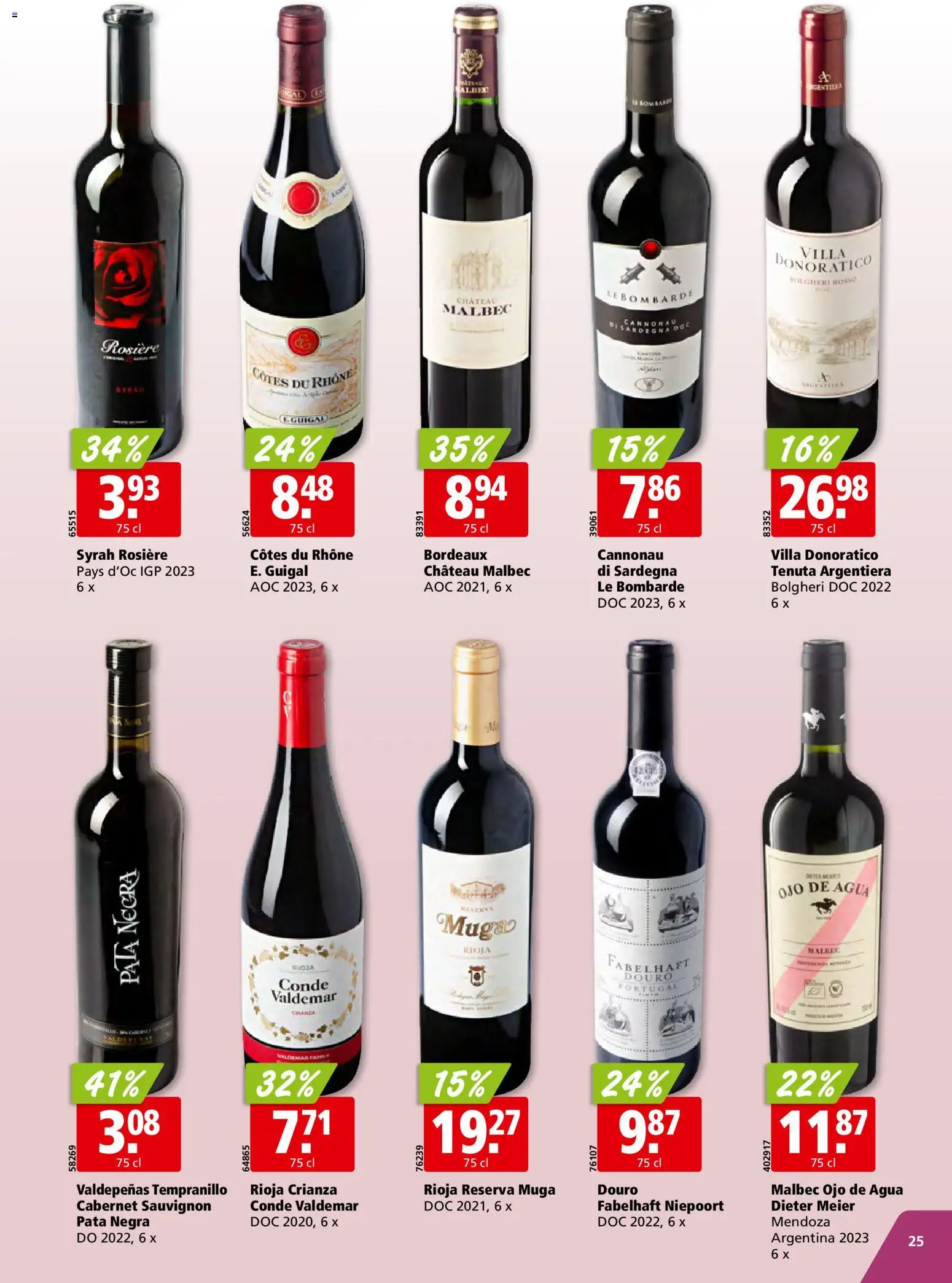 Aligro Aktionen Schlieren, Gossau SG, Frauenfeld, Rapperswil-Jona, Sargans, Bern, Brüttisellen, Pratteln, Emmen, Spreitenbach – gültig ab 16.02.2026 | Seite: 25