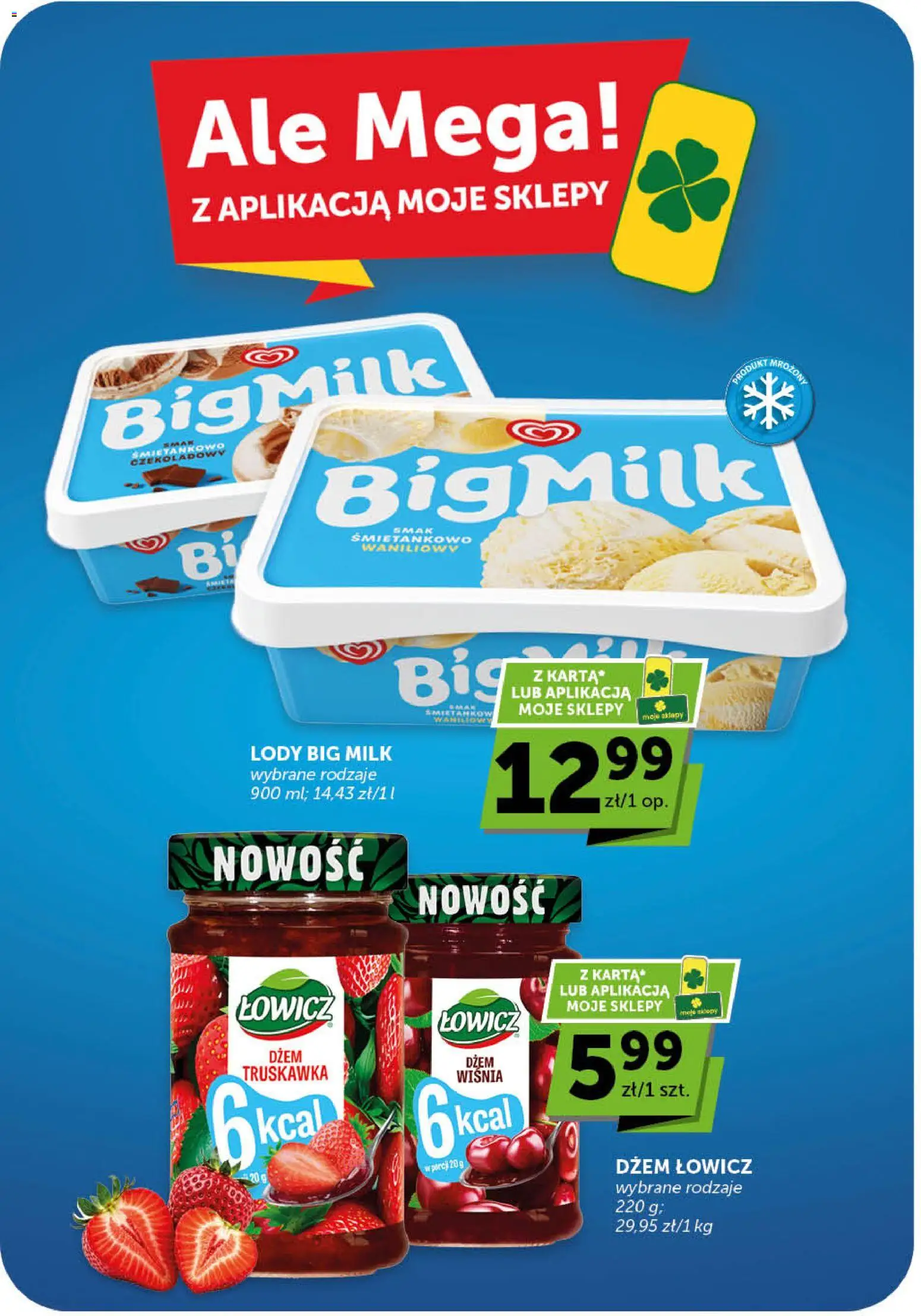 ABC gazetka - Market od 30.04.2026 | Strona: 10 | Produkty: Big Milk, Dżem, Lody