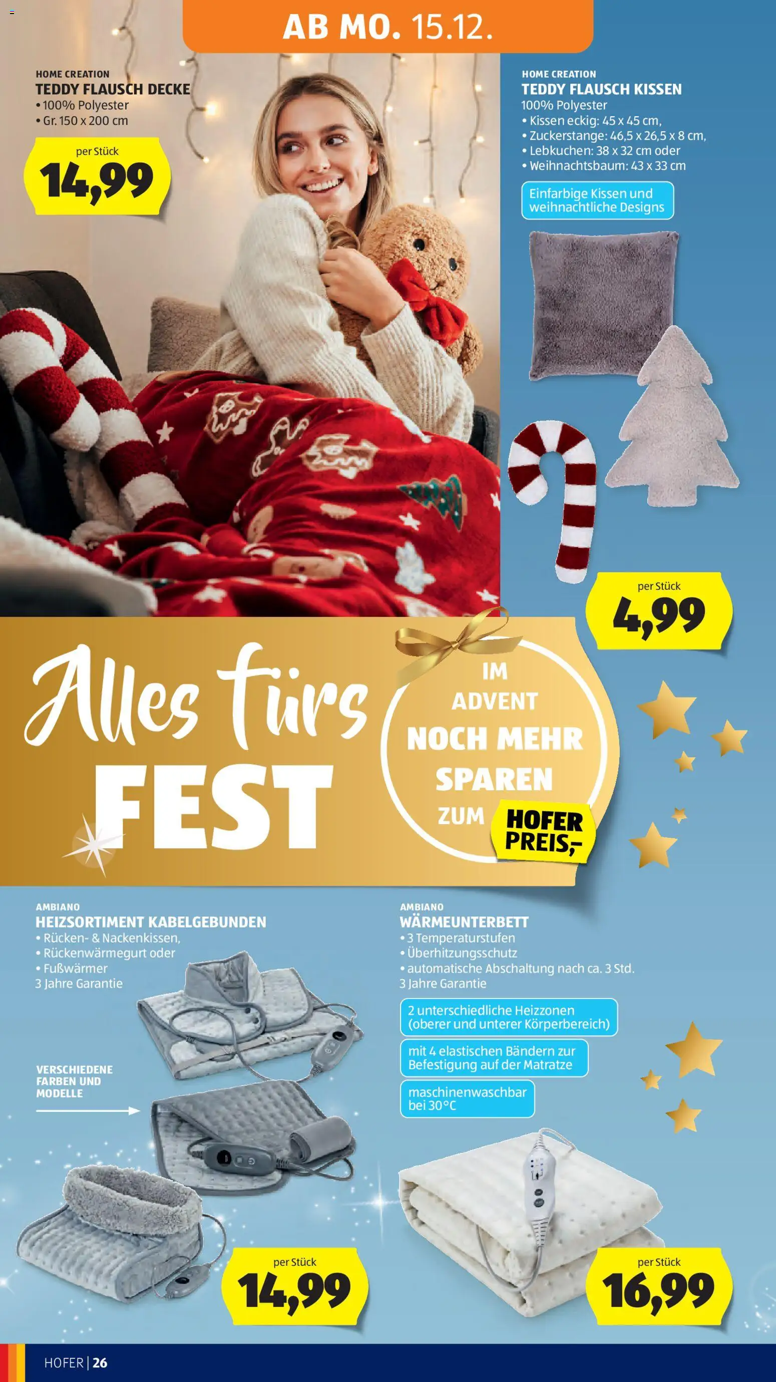 Hofer AT akciós ujság - amely érvényes a következő dátumtól: 12.12.2025 | Oldal: 38