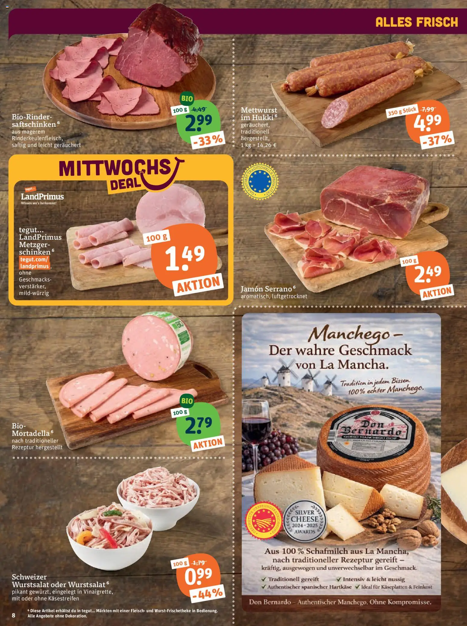 Tegut Prospekt 	 – gültig ab 16.03.2026 | Seite: 10 | Produkte: Schinken, Fleisch