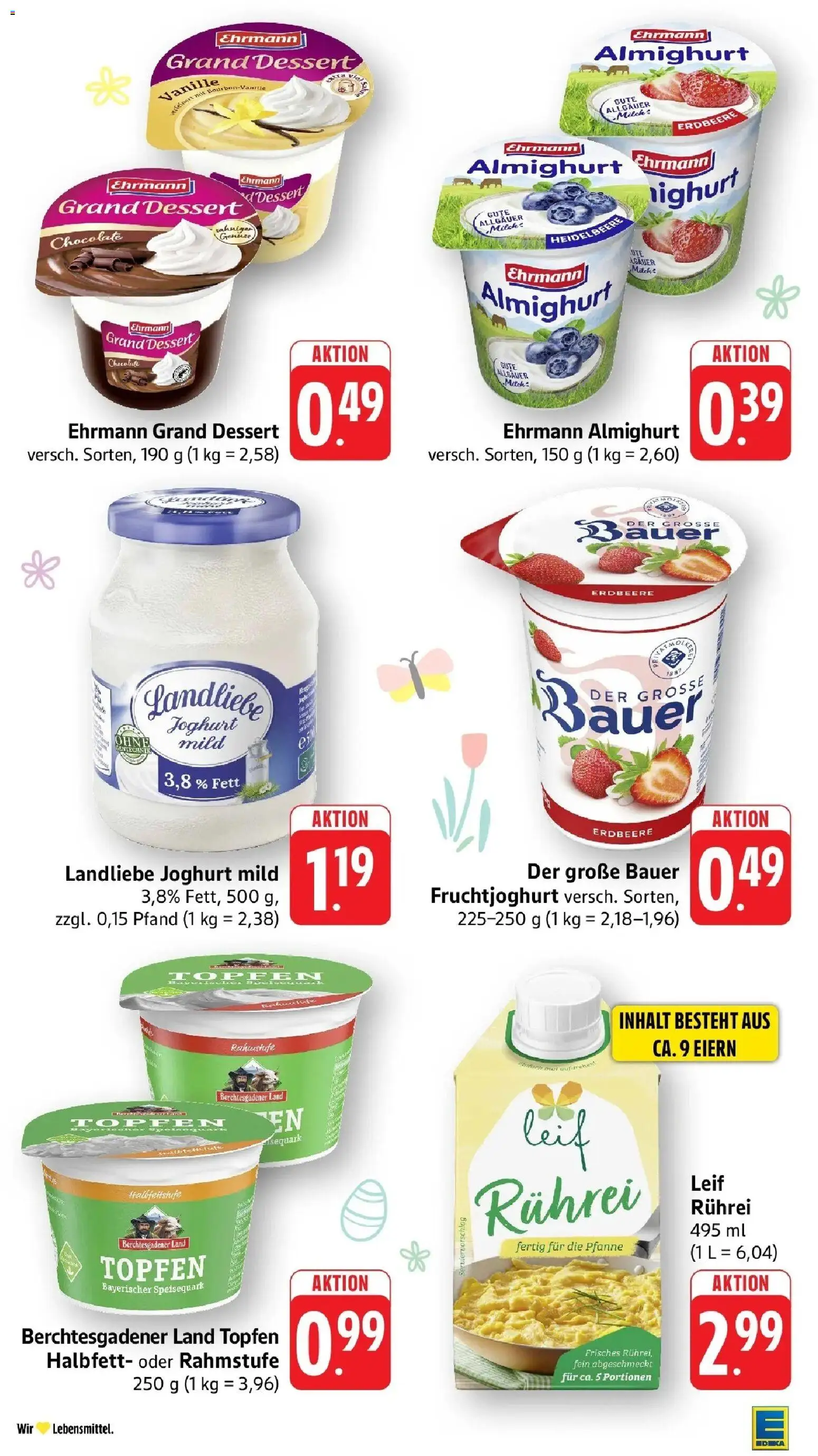 Edeka prospekt Göppingen-Ursenwang	 – gültig ab 23.03.2026 | Seite: 20 | Produkte: Ehrmann almighurt, Milch, Joghurt, Fruchtjoghurt
