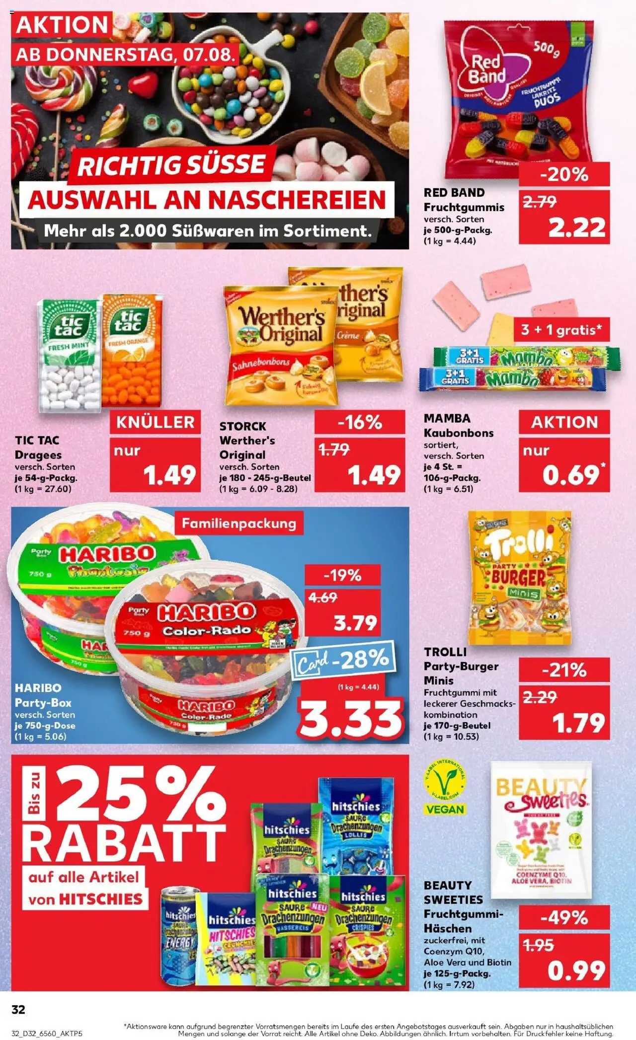Kaufland prospekt Mayen	 - gültig ab dem 10.08.2025 | Seite: 45 | Produkte: Haribo, Burger