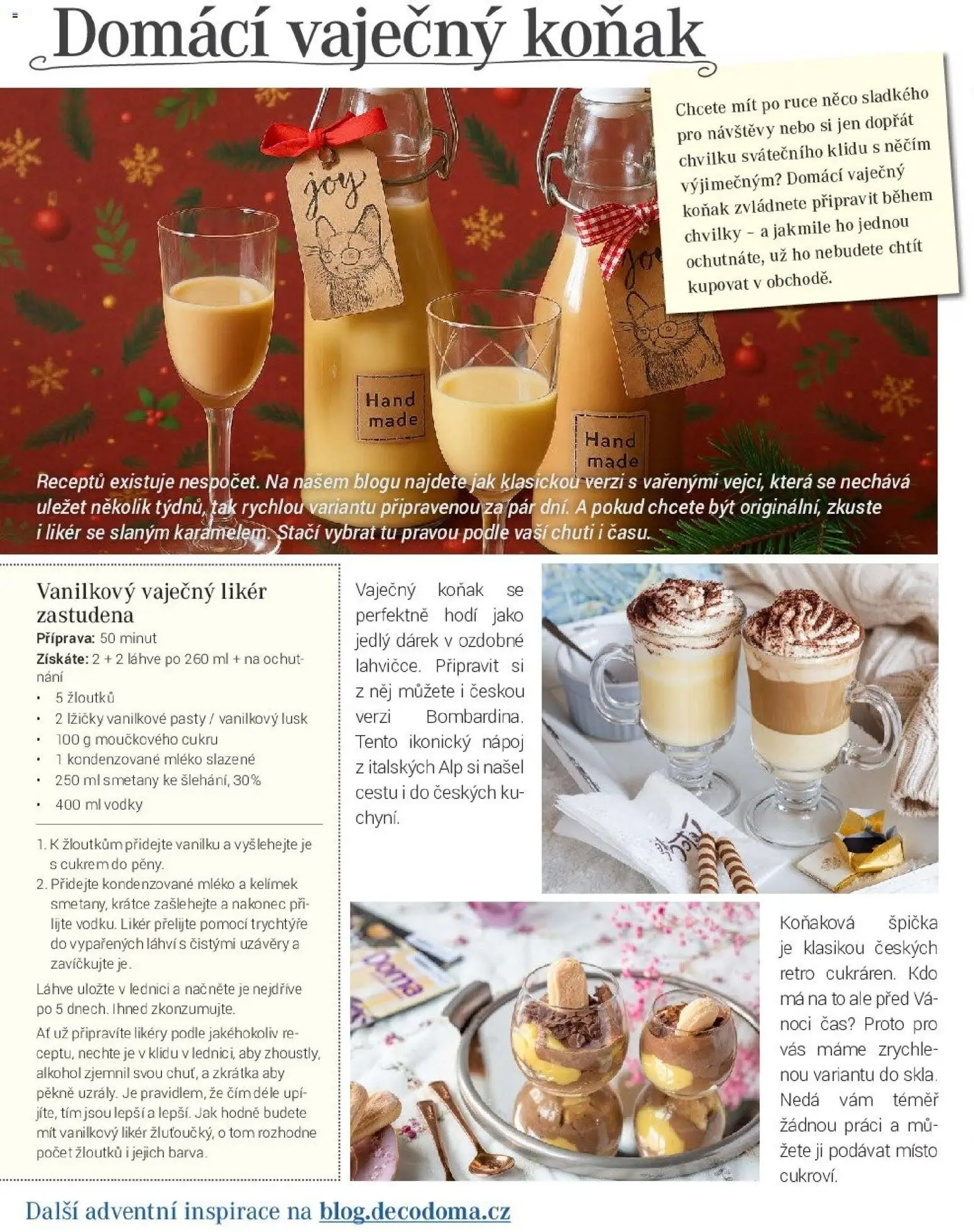 Decodoma katalog Advent 2025 od 24.11.2025 | Strana: 8 | Produkty: Mléko, Lahve, Kondenzované mléko, Vanilkový lusk