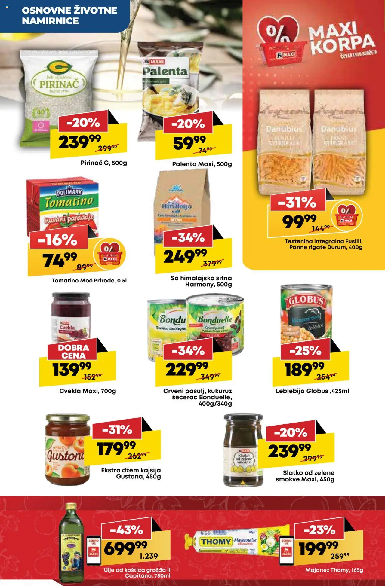 Tempo katalog - važi od 31.07.2025 | Strana: 22 | Proizvode: Majonez, Palenta, Globus, Paradajz