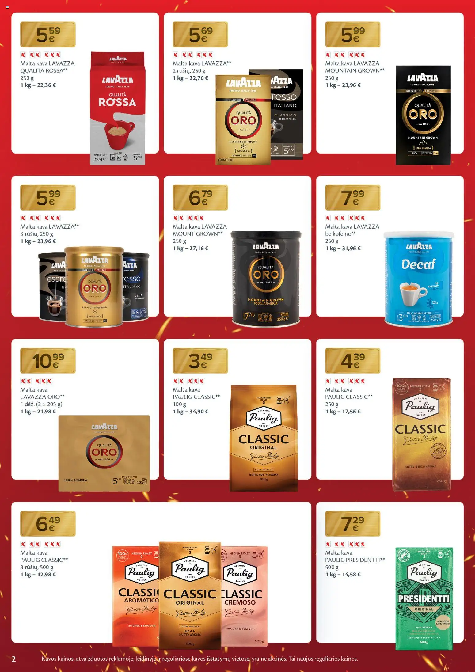 MAXIMA akcijos nuo 18.11.2025 | Puslapis: 2 | Prekių: Kava