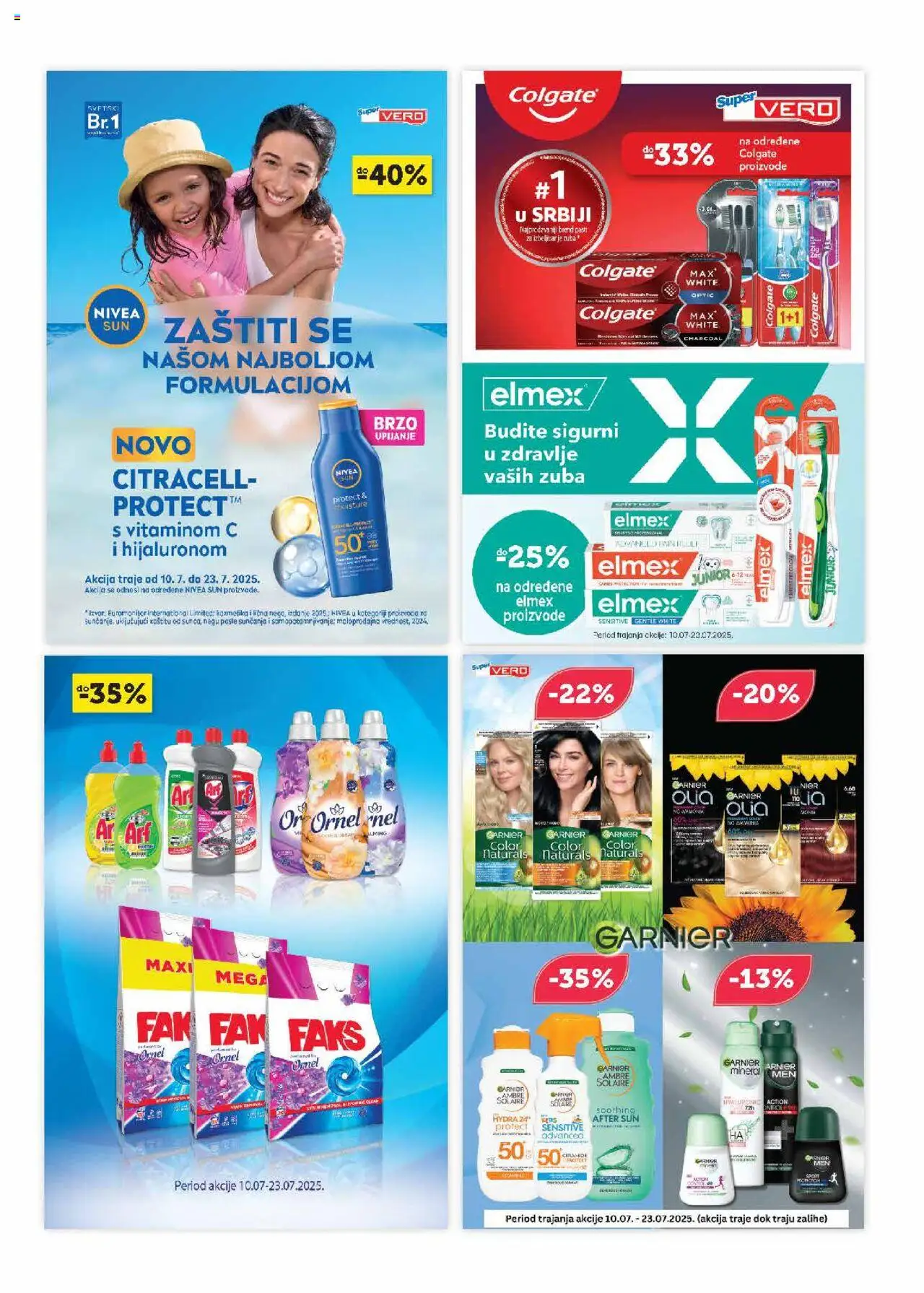 SuperVERO katalog - važi od 10.07.2025 | Strana: 26 | Proizvode: Colgate, Garnier, Nivea