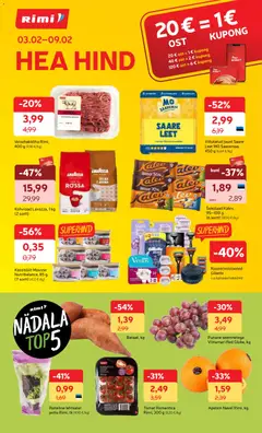 Rimi kliendilehe eelvaade alates 03.02.2026