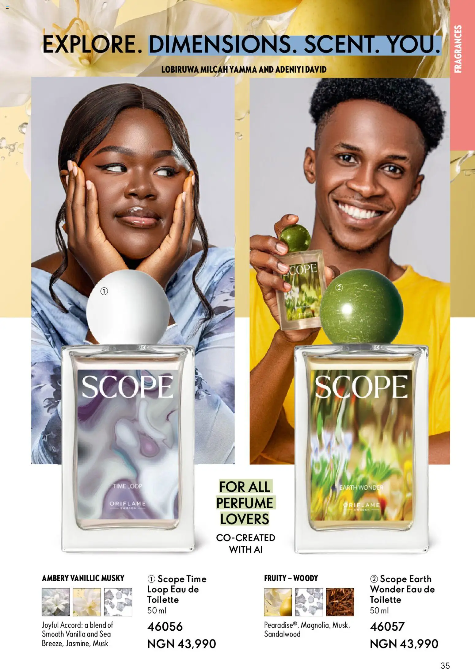 Oriflame Catalogue valid from 01.11.2025 | Page: 35 | Products: Zápich, Eau de toilette, Perfume