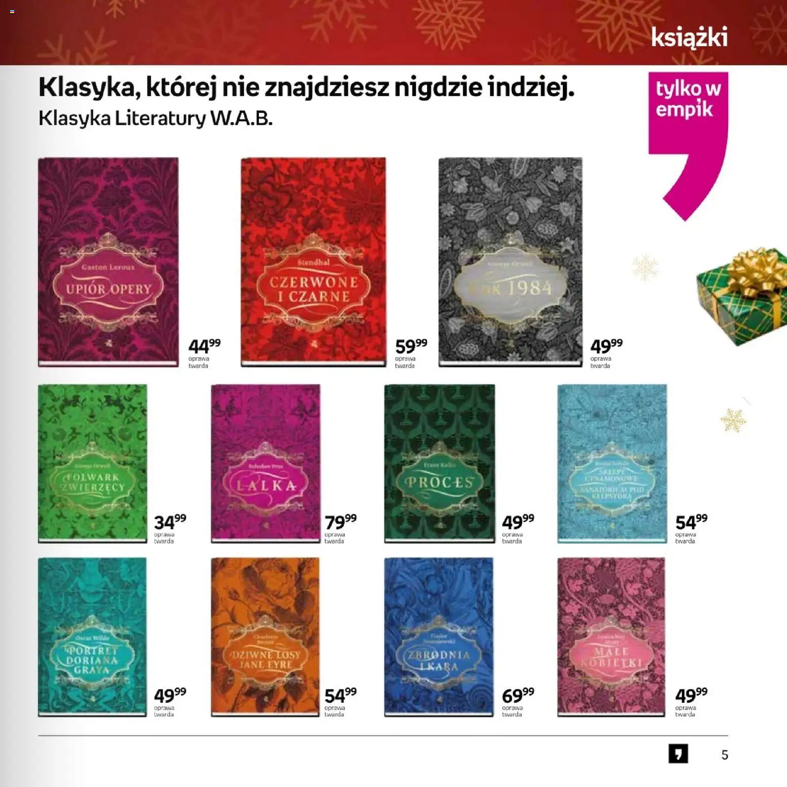Empik promocje - Xmas Ksiazki od 26.11.2025 | Strona: 5 | Produkty: Lalka, Książki