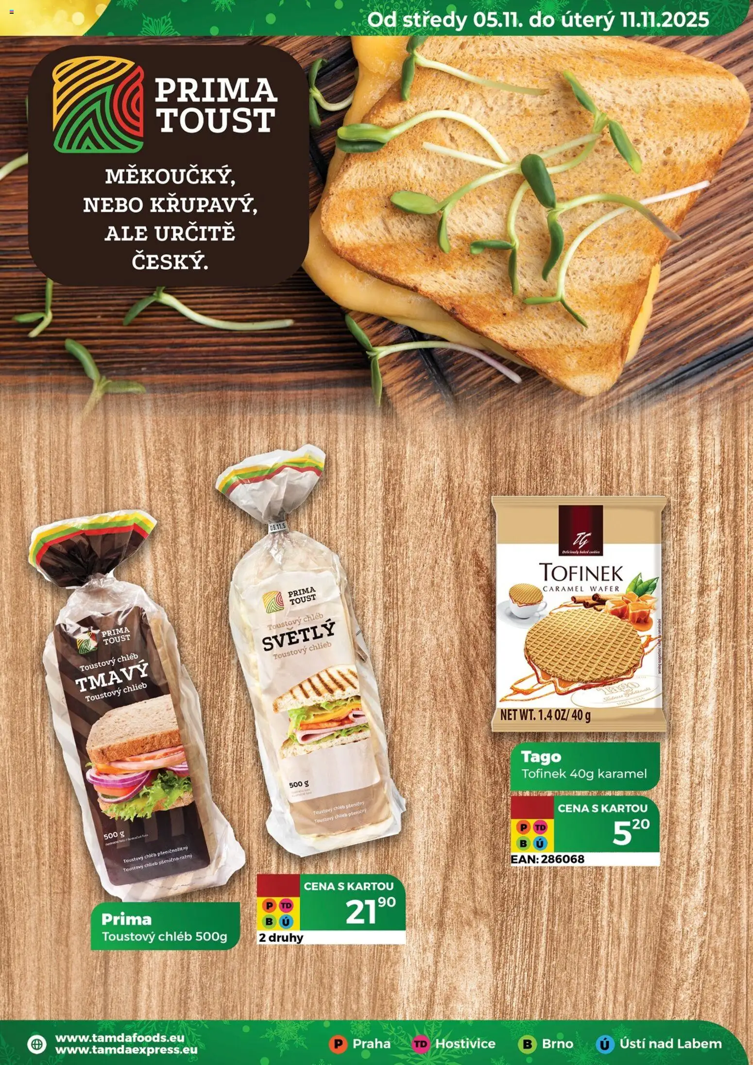 Tamda Foods leták od 05.11.2025 | Strana: 30 | Produkty: Chléb, Toustový chléb