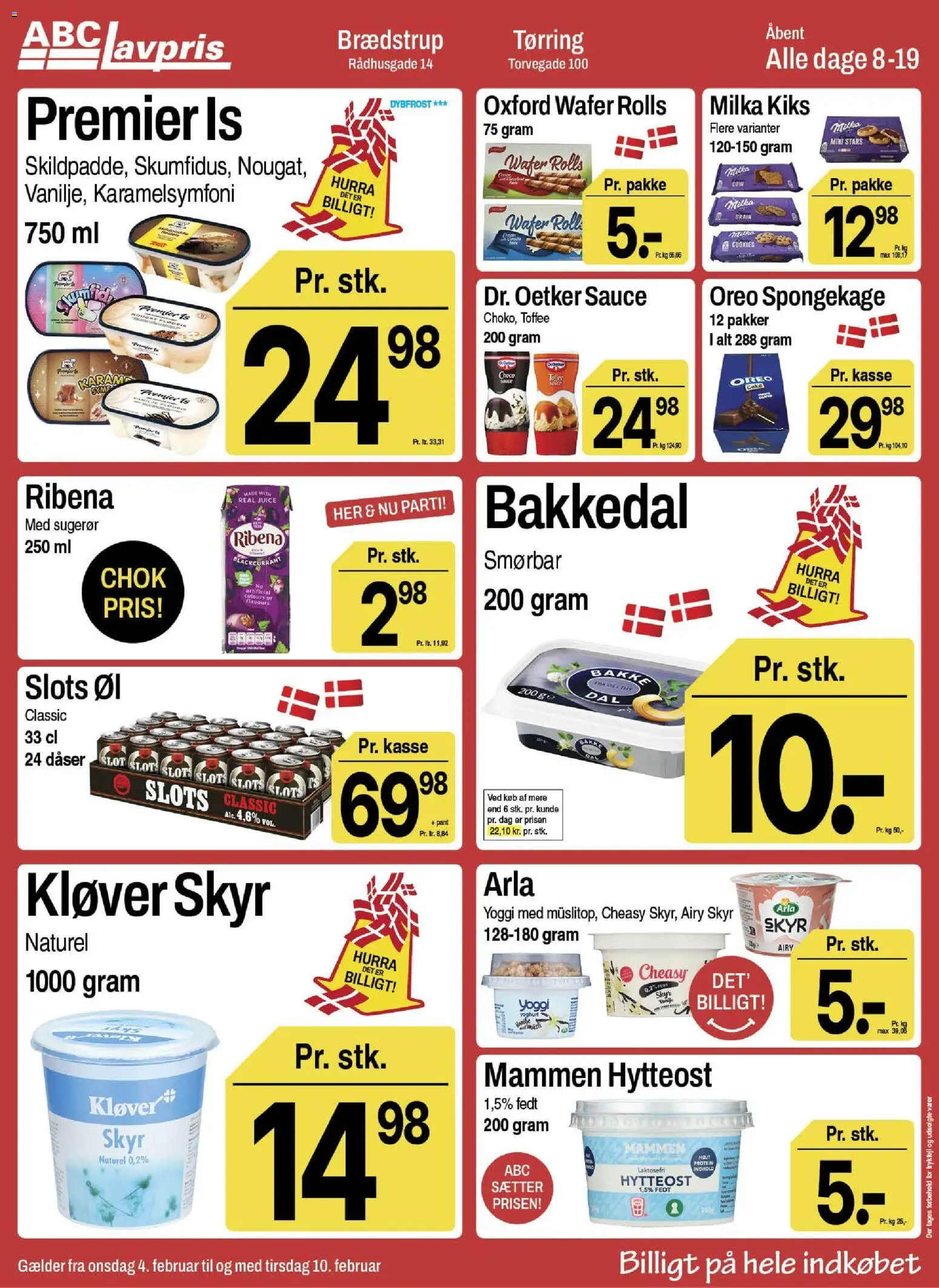Abc Lavpris tilbudsavis – gyldig fra 04.02.2026 | Side: 1
