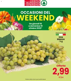 Anteprima del volantino Interspar Weekend catalogo valido a partire dal 16.10.2025