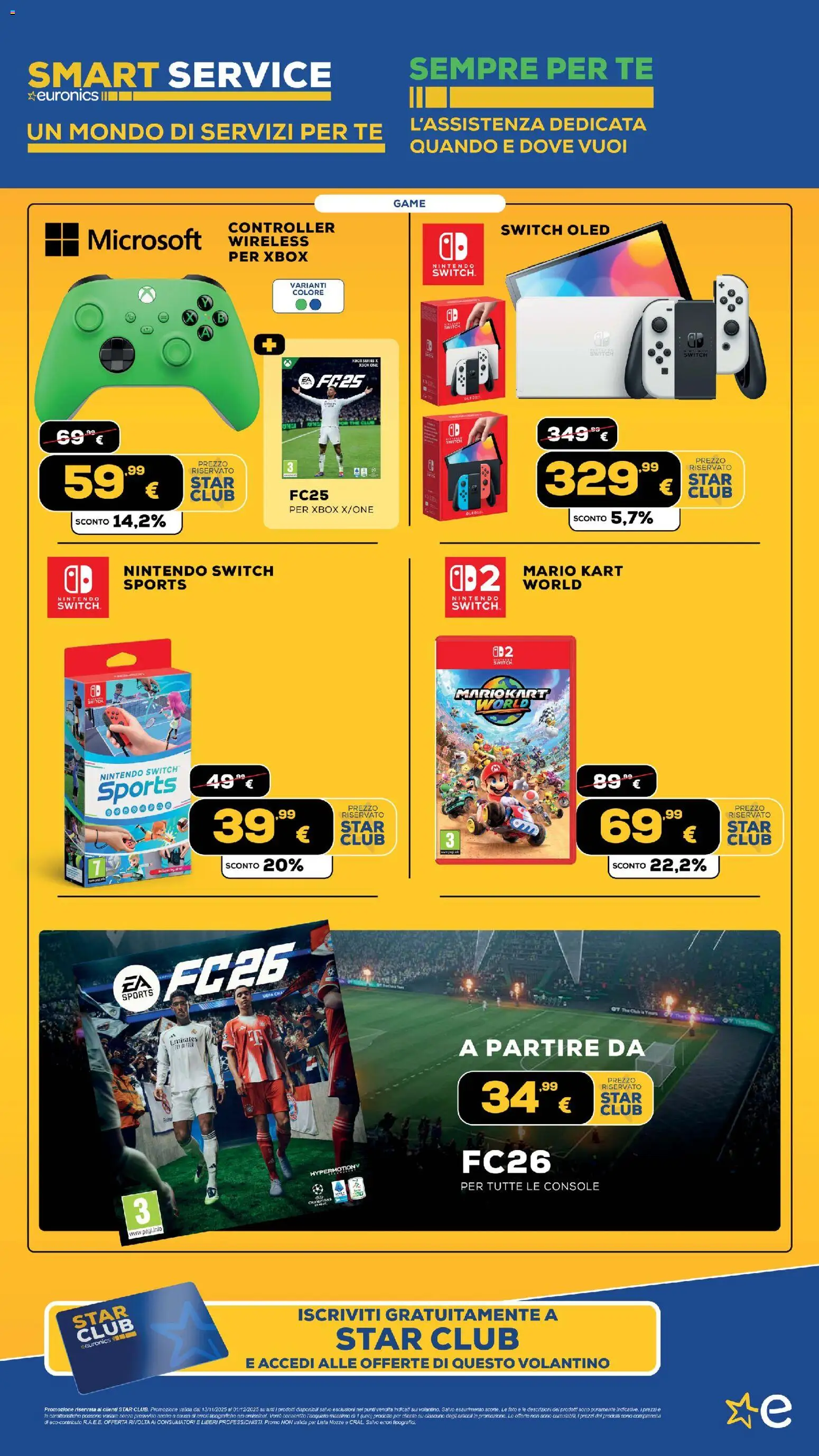 Volantino Euronics del 13.11.2025 | Pagina: 575 | Prodotti: Tè, The, Xbox